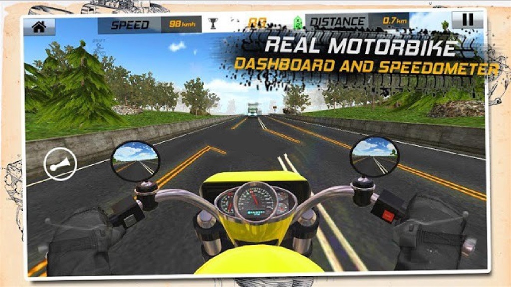 交通骑手公路赛Traffic Rider： Highway Race(图1)
